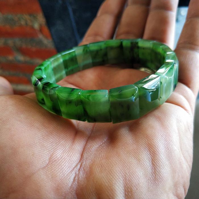 Gelang Giok Nephrite - Giok Aceh