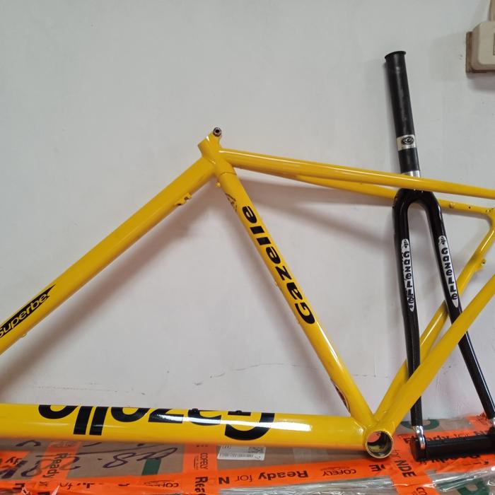 frameset Gazelle Superbe columbus Foco chromoly roadbike not slx