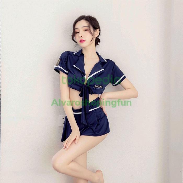 LINGERIES SEXY COSPLAY POLICE LINGERIE POLISI PINKY