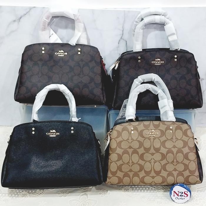 coach tas wanita C 65/66/67/05 mini lillie original brown/khaki/black