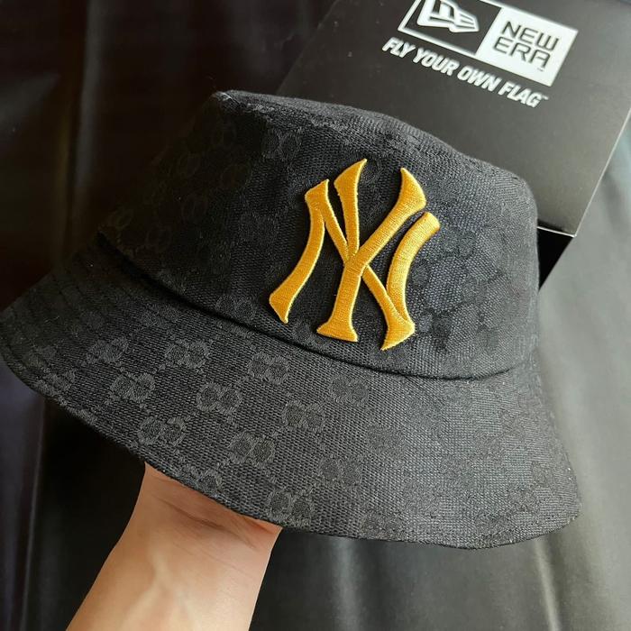 MLB Bucket hat Unriverse big logo 100% Original (Fashion pria/ wanita)