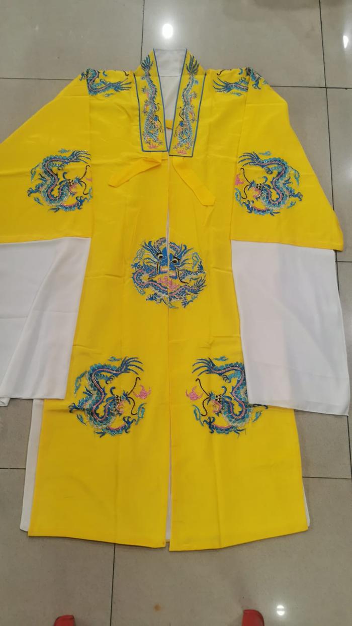 baju tatung / baju dewa - naga - kuning