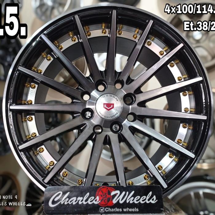 Velg Vossen Black black Ring15