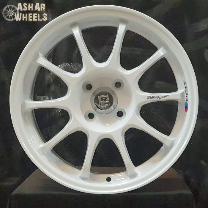 velg r16 4x100 SSR TYPE F WHITE PROMO