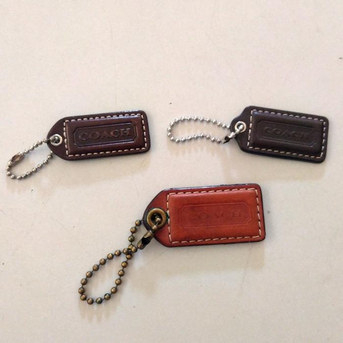 Coach Hang tag Brown Original Aksesori Gantungan Tas