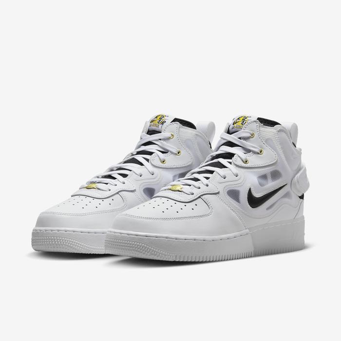 Sepatu Nike Air Force 1 Mid React White Men's Original