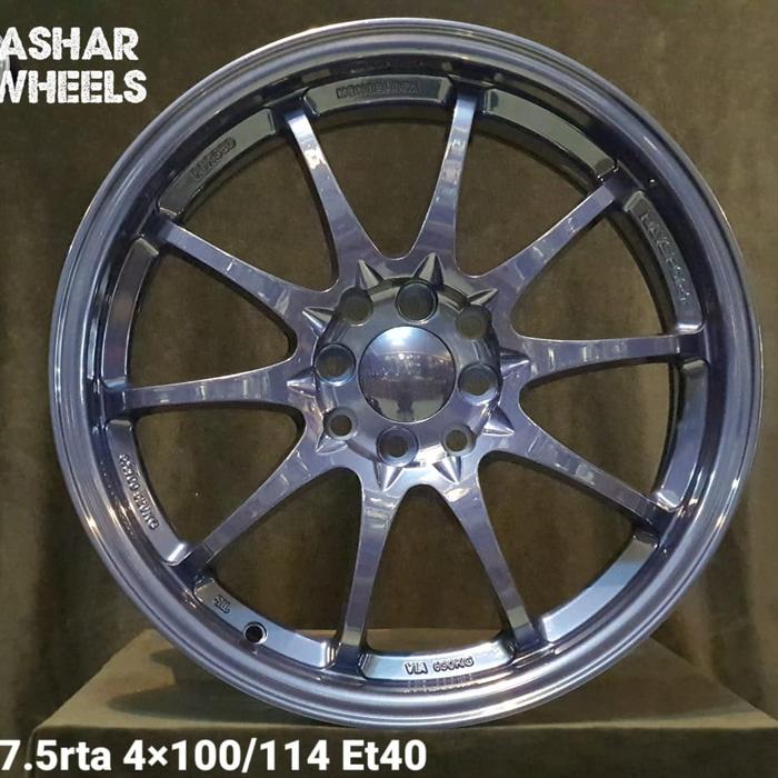 velg r17 4x100 4x114 CE28 BLUE PROMO