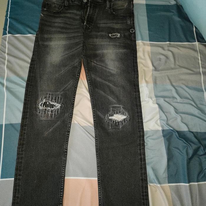 aye denim x smiley 13oz