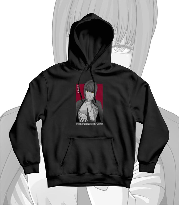Jaket Hoodie Anime Chainsaw Man - Makima " Makima is Watching "