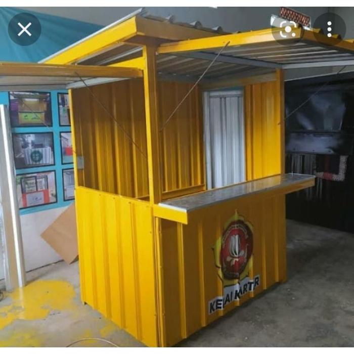 booth container custom gerobak jualan kekinian