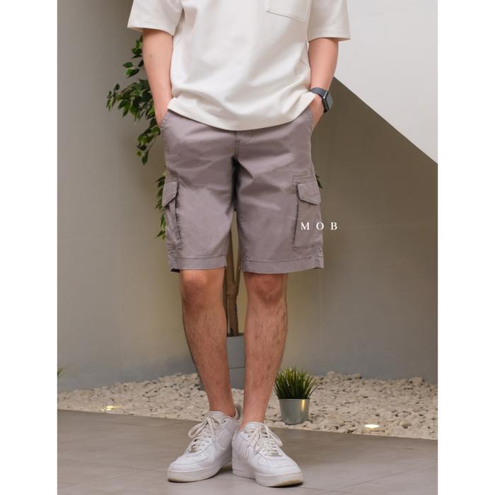 Celana Pendek Cargo Sonoma Flexwear Stretch Frost Grey Original