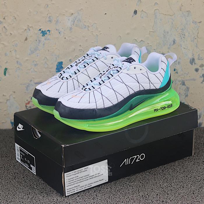 SNEAKERS CEWEK NIKE AIR MAX MX 720-818 FRESH WHITE VOLT GREEN ORIGINAL