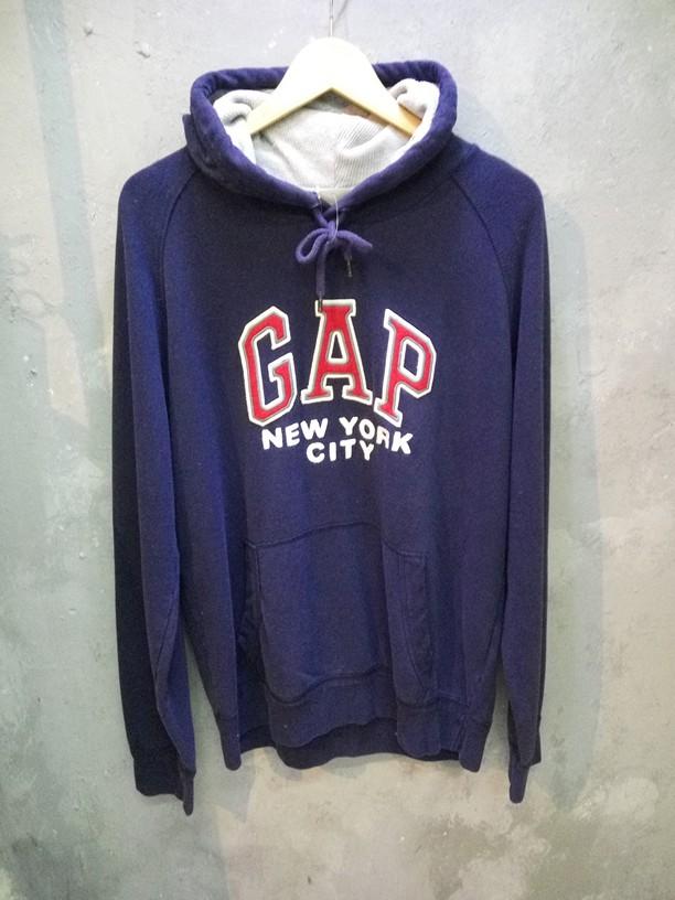 Thrift Hoodie GAP Pullover Navy