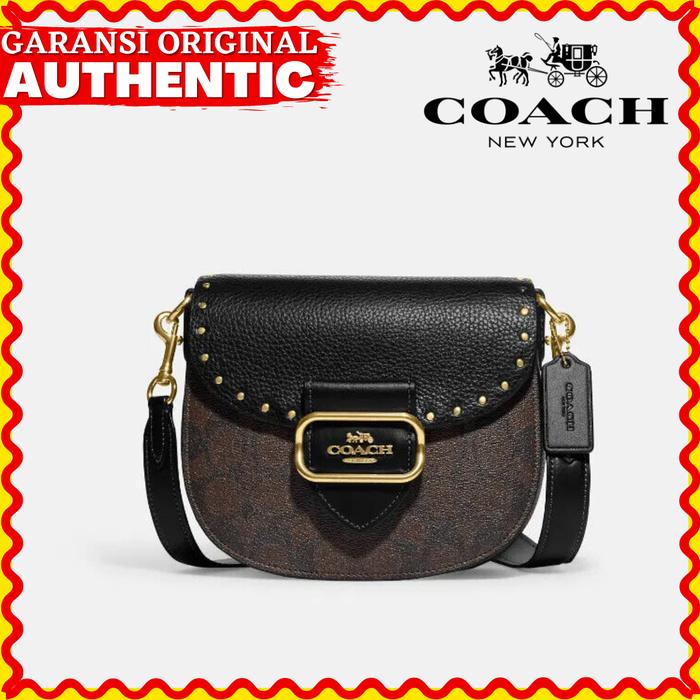 Tas Coach Morgan Saddle Bag Wanita Original Branded