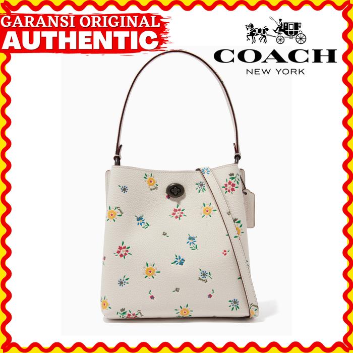 Tas Coach Charlie Bucket Bag WildFlower Wanita Original Branded