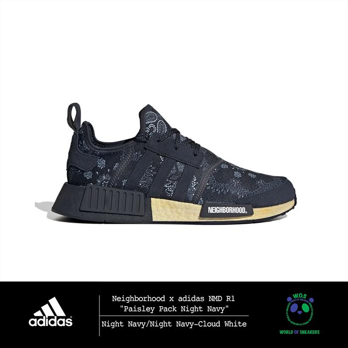 Neighborhood x adidas NMD R1 "Paisley Pack Night Navy"