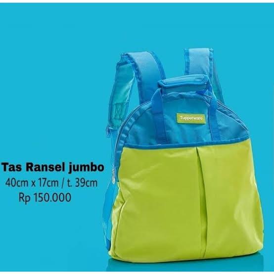 Tas Backpack T For 2 tupperware / PROMO TAS RANSEL JUMBO TUPERWARE
