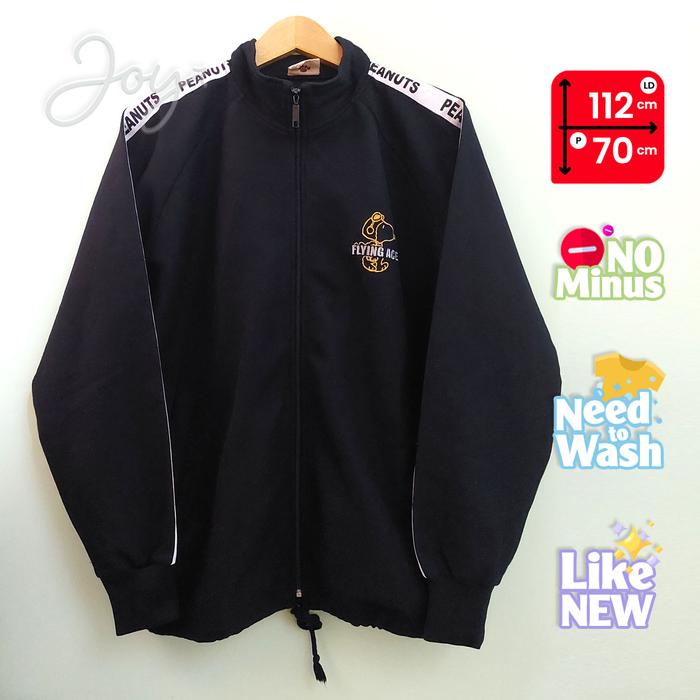 Jaket Tracktop PEANUTS Black