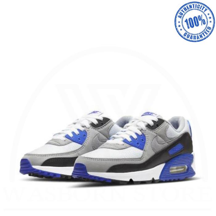 " NIKE AIR MAX 90 PARTICLE GREY ROYAL BLUE (W) "