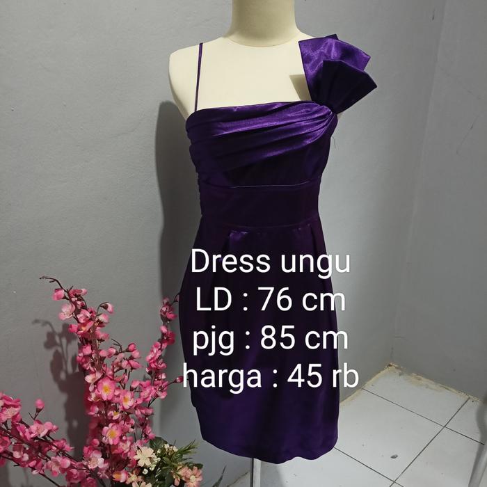 preloved dress ungu