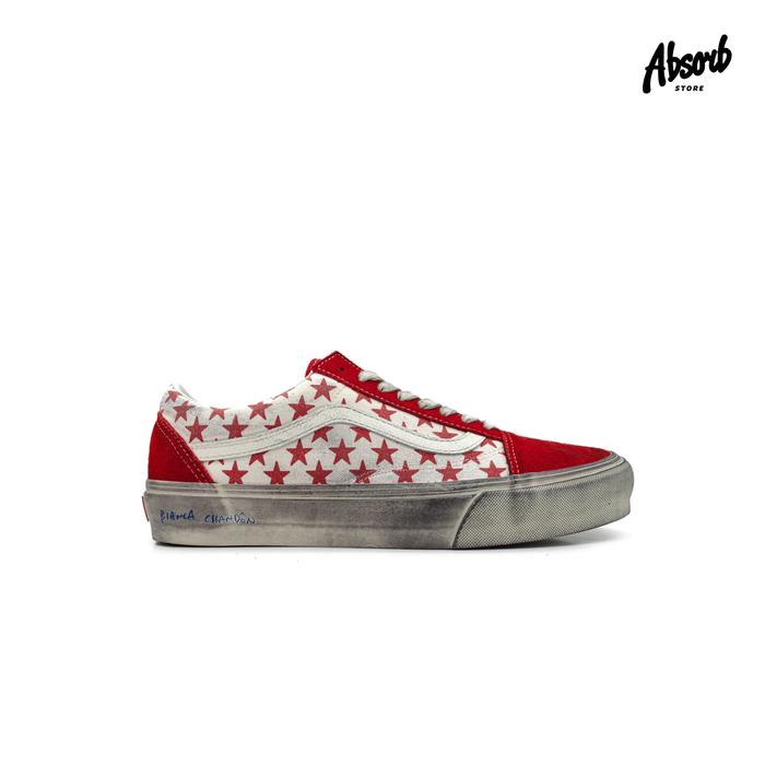 Vans Vault Old Skool VLT LX x Bianca Chandon “Stressed” (Red/White)