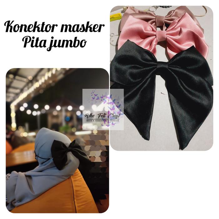 Konektor masker pita besar ala korea