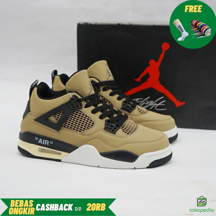 Sepatu NikeJordanRetro 4 Pro Bnbw High Premium Quality Import Vietnam