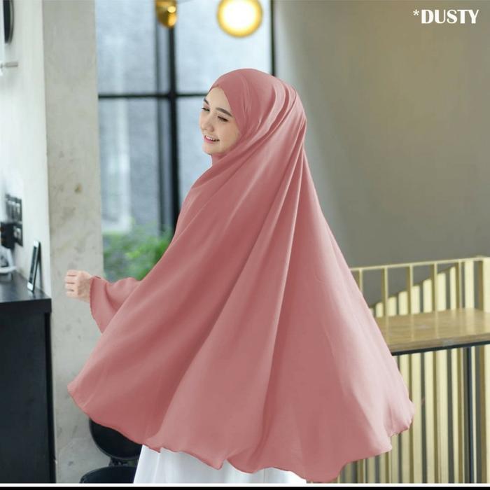 Kerudung Syari Khimar Jumbo Panjang Jersey Tipe Jilbab Hijab Bergo Instan French Khimar Cadar Syari 