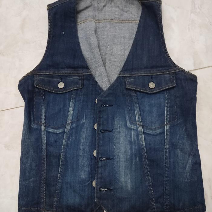 Vest rompi pria Zara Man original