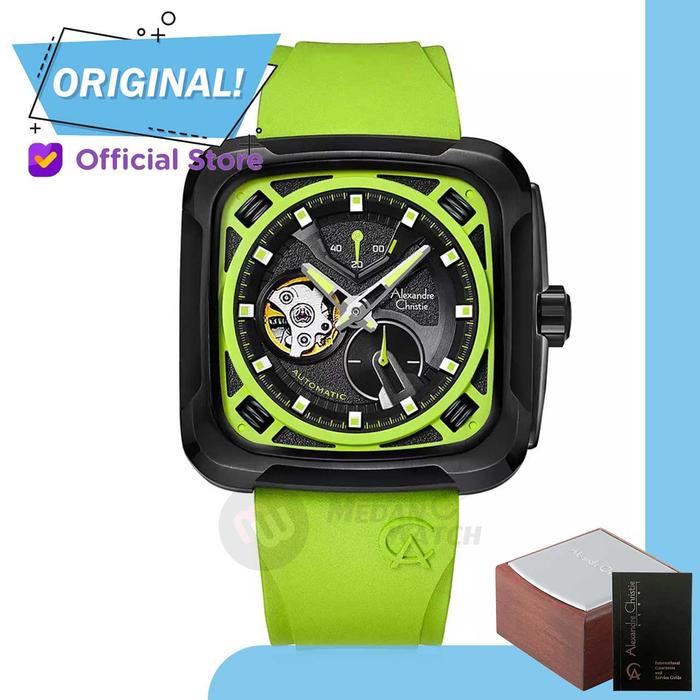 Jam Tangan Pria Automatic Alexandre Christie 6577MA AC6577 AC 6577 MA 6577 MARIPBALE Original Garans