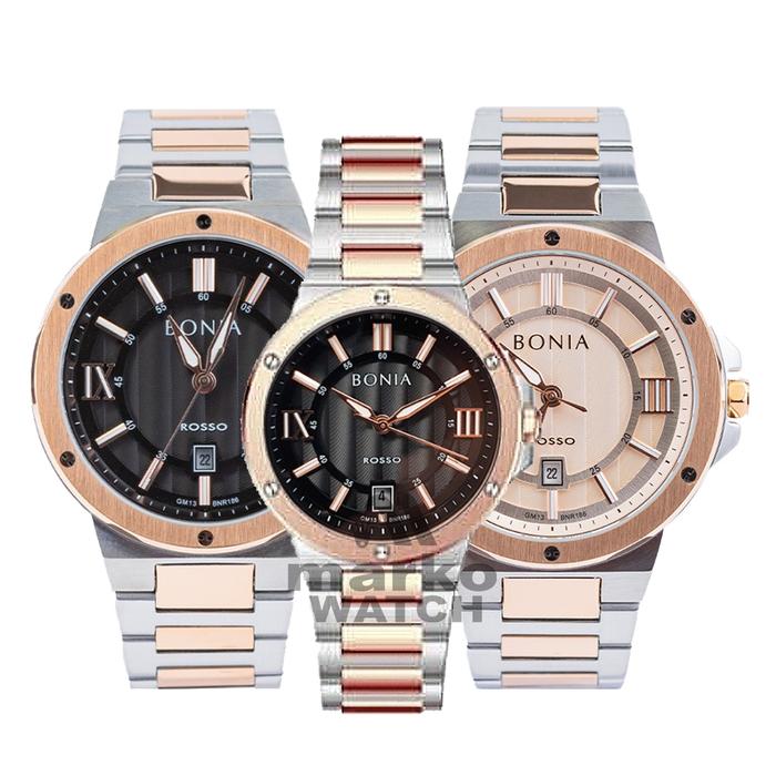 JAM TANGAN COUPLE BONIA ROSSO BNR 186 / BR 186 ORIGINAL 100%