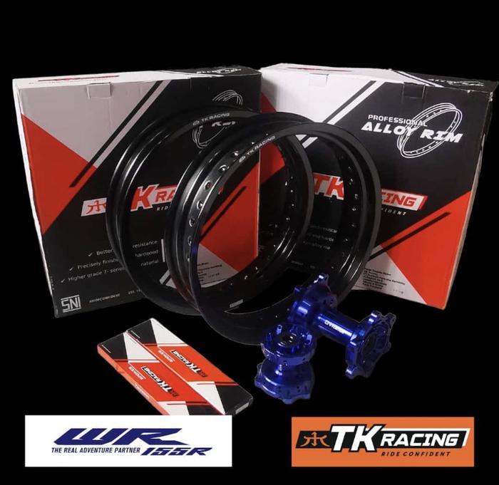 VELG SUPERMOTO RING 17 TK RACING JAPAN PAKETAN YAMAHA WR