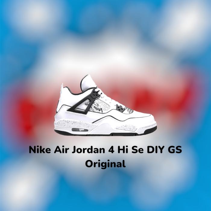 Nike Air Jordan Retro 4 x Se DIY GS ORIGINAL