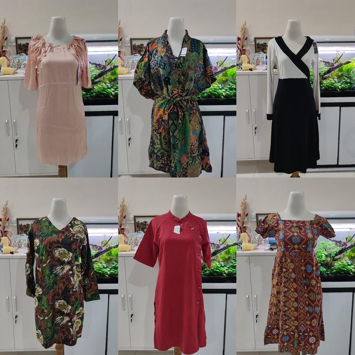 preloved dress wanita lengan pendek panjang murah thrift premium bagus