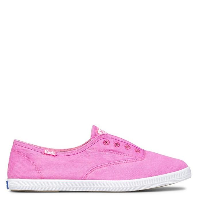 KEDS - SEPATU SLIP ON WANITA ORIGINAL - Chillax Neon Twill