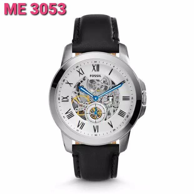 Jam Tangan Pria ME3053 ME 3053 Automatic Kulit Stainless Watches