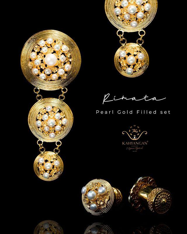 Rimata Pearl Gold Filled set