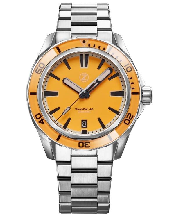 ZELOS SWORDFISH 40MM SS 'EMBER ORANGE'