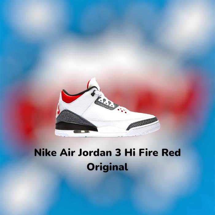 Nike Air Jordan Retro 3 Fire Red ORIGINAL
