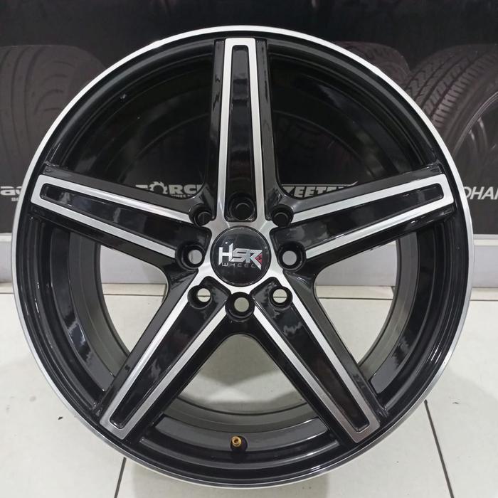 Velg HSR NE5 R16X7 H4X100/4X114,3 ET 40 BLACK FOLISH