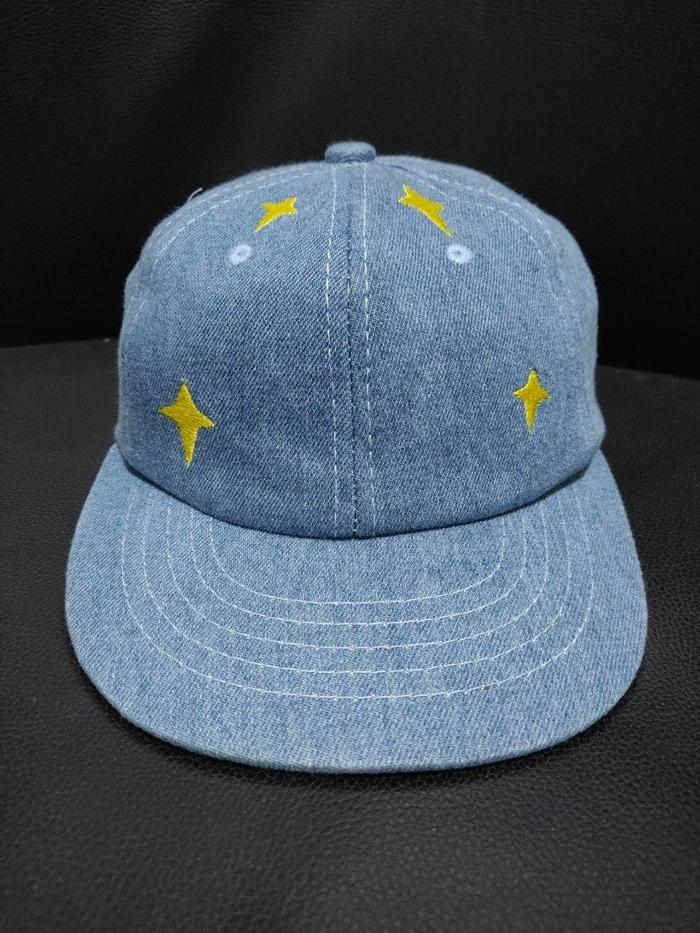 TOPI ANAK BAHAN DENIM BORDIR BINTANG SECOND