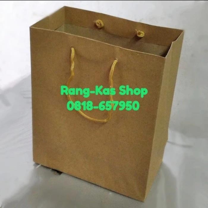 Paperbag Mini samson polos coklat kraft doff