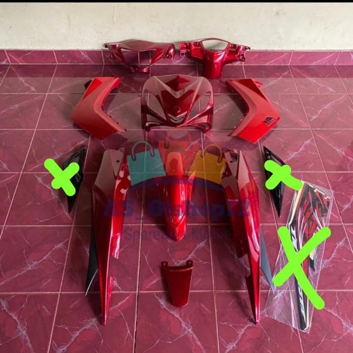 full set body jupiter mx lama merah marun