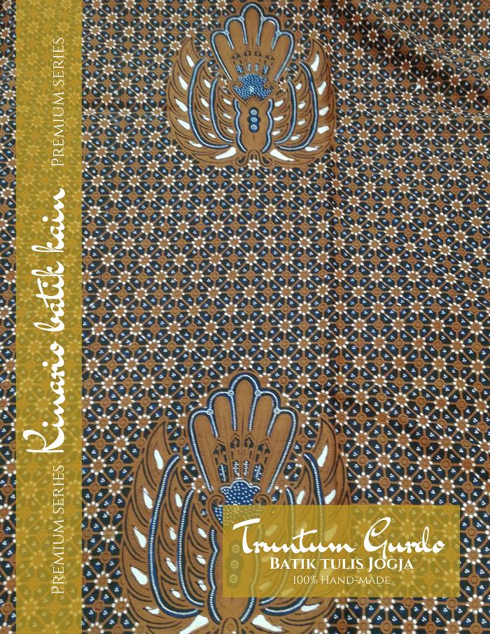 Kain batik Kinario batik tulis kombinasi Truntum Gurdo sogan Jogja