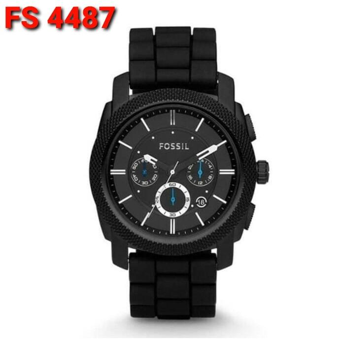 Jam Tangan Pria FS4487 Rubber Stainless Steel