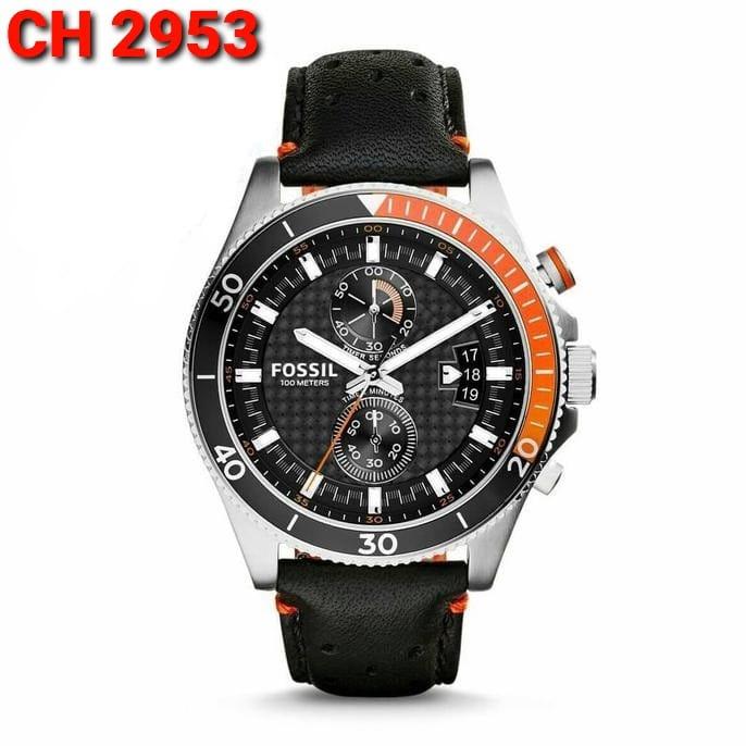 Jam Tangan Pria CH2953 Chrono Kulit Stainless Steel