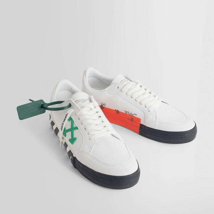 Off White Vulcanized Low "White/Light Green/Black" Original BNIBWT