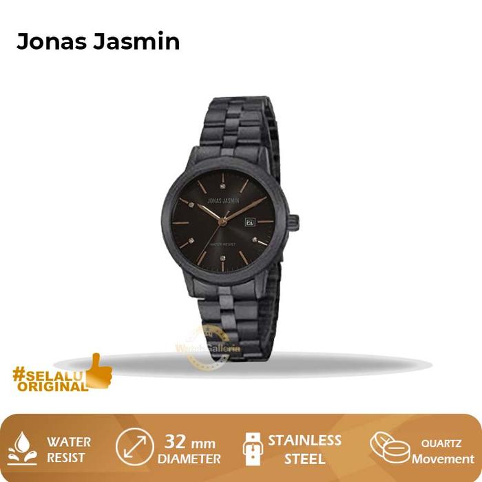 Jam Tangan Wanita Jonas Jasmin 2206 JJ-2206L BK-4 Original Murah