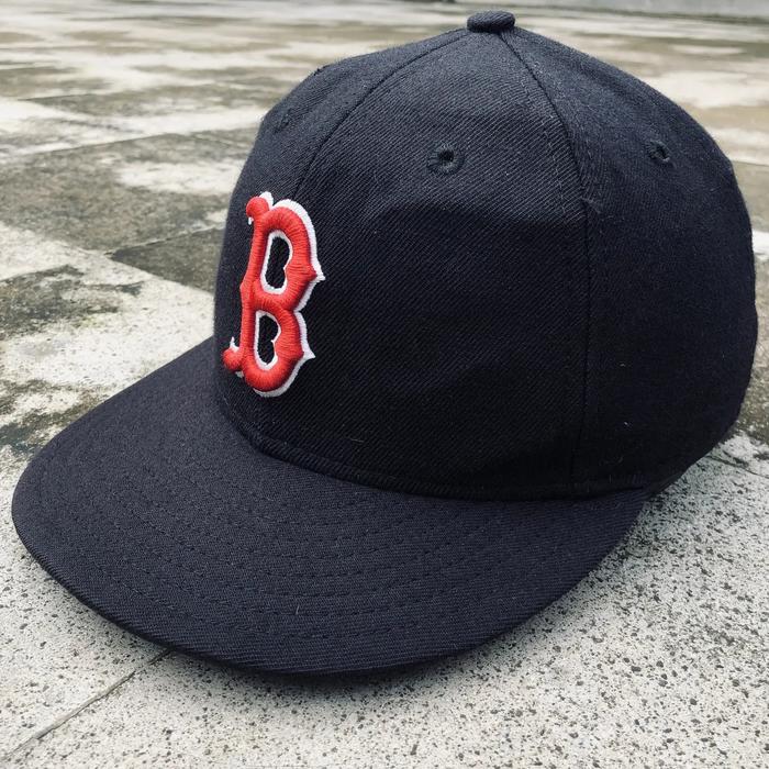 Topi MLB BOSTON WOOL VINTAGE USA bekas thrift second nba new era nike