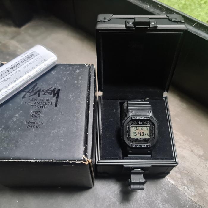 jam tangan g-shock gshock dw 5000 st dw5000st (stussy) ori